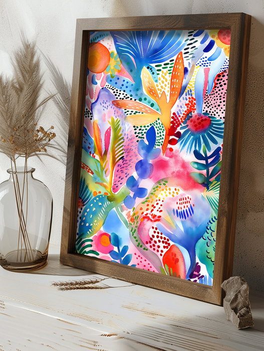 Wallity Cuadro Decorativo GE022-L Multicolor